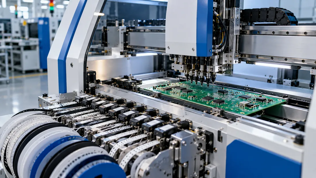 Máquina de montagem de placas eletrônicas